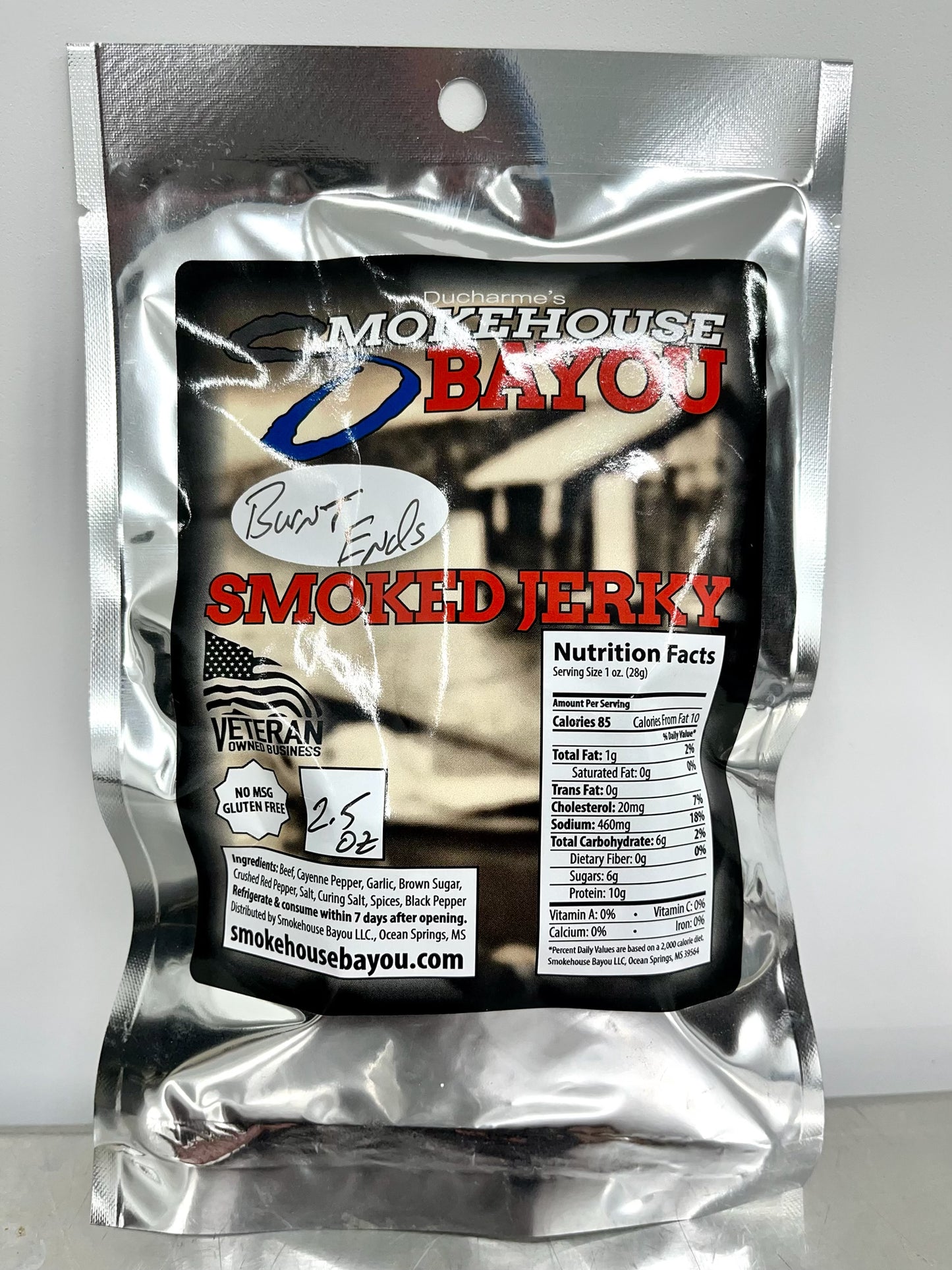 Smokehouse Bayou Smoked Beef Jerky