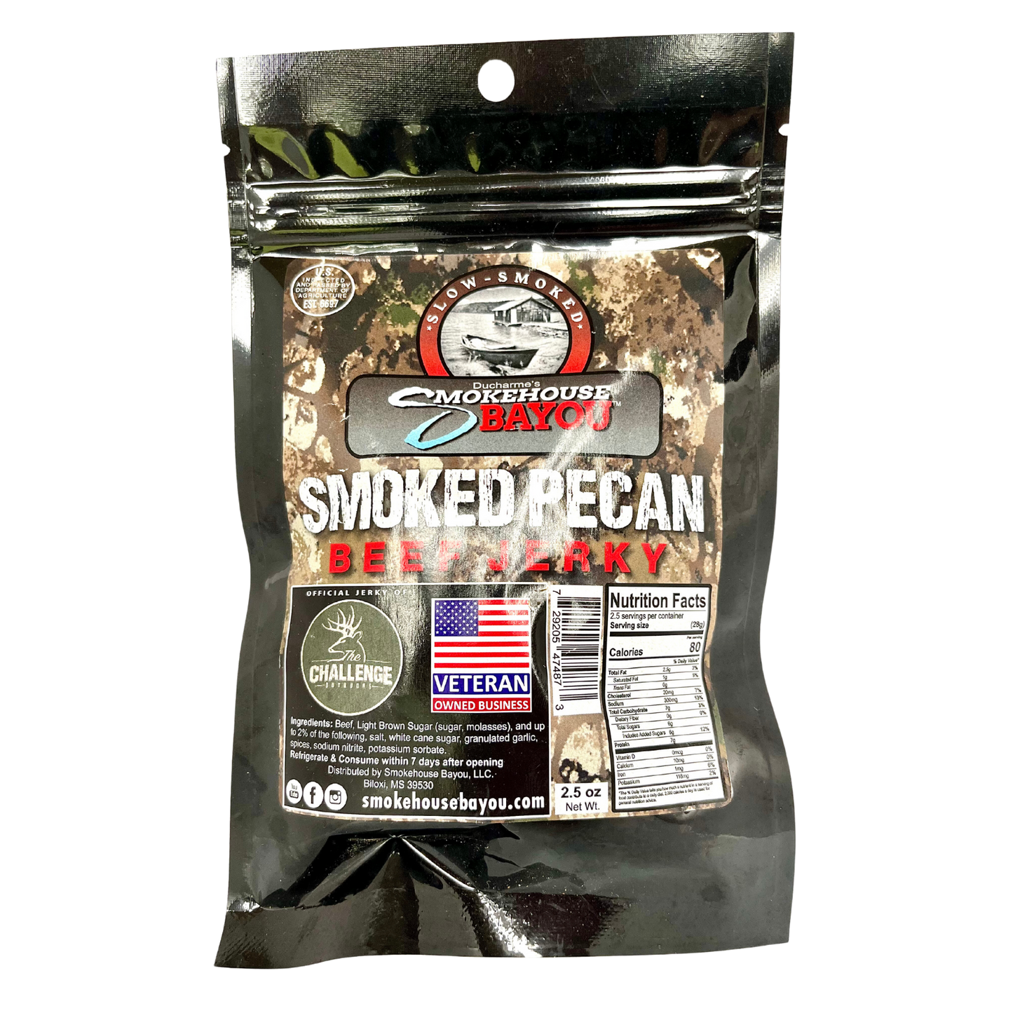 Smokehouse Bayou Smoked Beef Jerky