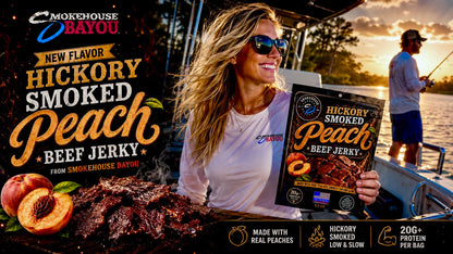 Hickory Smoked Peach Beef Jerky – 2.5 oz