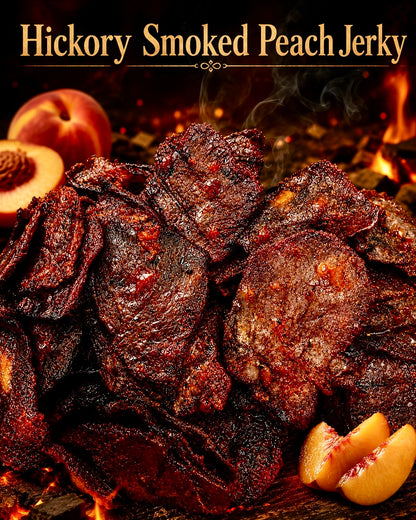 Hickory Smoked Peach Beef Jerky – 2.5 oz